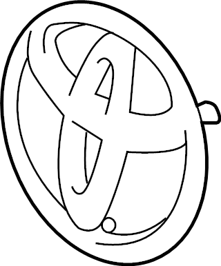 View 7531006010 Grille Emblem Full-Sized Product Image