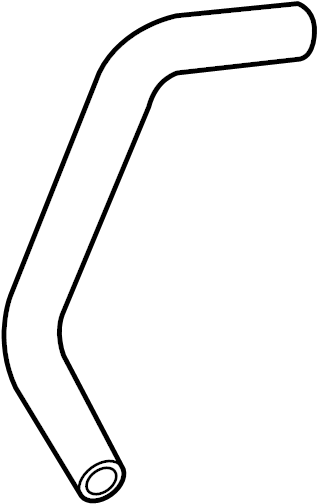 View 162810V020 Engine Coolant Hose Full-Sized Product Image