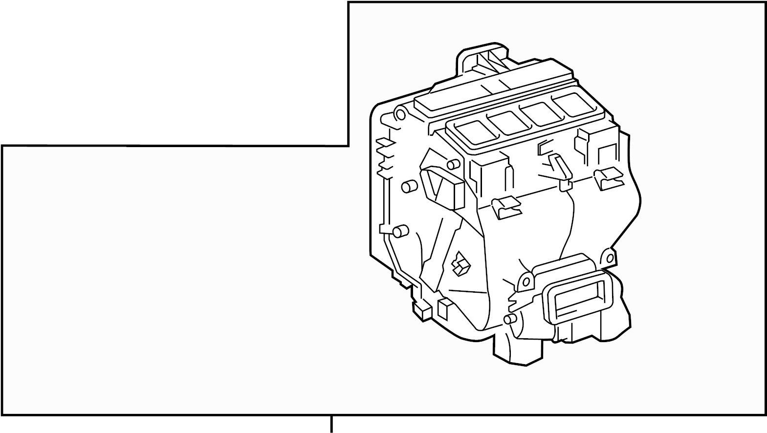 View 8705006571 AC AND heater ASSEMBLY. CASE ASSEMBLY. RADIATOR ASSEMBLY, AIR C.  Full-Sized Product Image