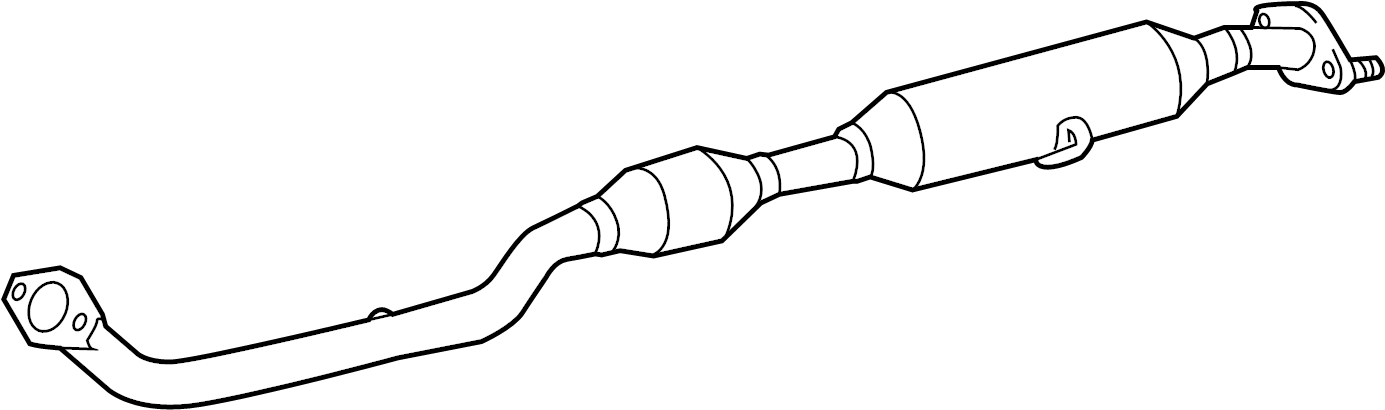 View 174100V090 Catalytic Converter (Front) Full-Sized Product Image