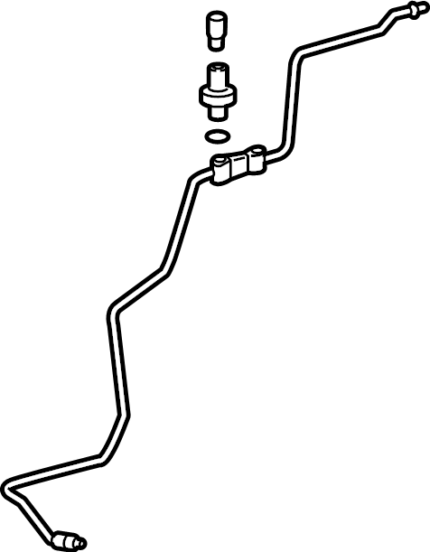 View 8871606550 A/C Pipe Full-Sized Product Image