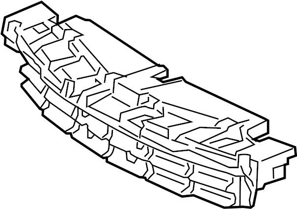 View 5261106380 Bumper Impact Absorber (Front, Upper) Full-Sized Product Image
