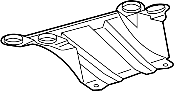 View 5761406010 Battery Tray Bracket (Rear) Full-Sized Product Image