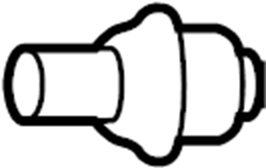 View 178780V010 PCV Valve Hose Adapter Full-Sized Product Image