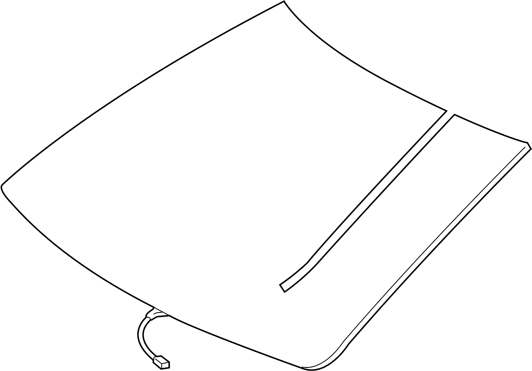 View 5610106560 Windshield Full-Sized Product Image