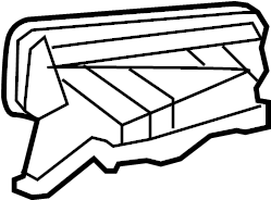 View 8720107120 Instrument Panel Air Duct (Rear, Upper) Full-Sized Product Image