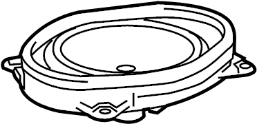 View 8616006450 Speaker (Rear) Full-Sized Product Image