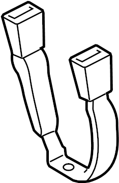 View 7347006121A1 Seat Belt Receptacle (Rear) Full-Sized Product Image