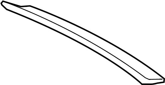 View 6313306100 Roof Header Panel (Rear) Full-Sized Product Image