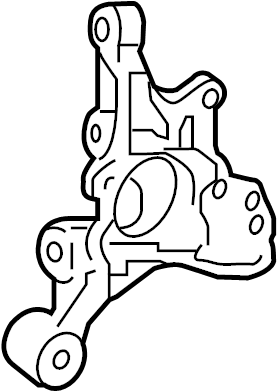 View 4230406140 Knuckle. Carrier SUB - Assembly. Carrier, Axle. Steering. Suspension. (Rear) Full-Sized Product Image