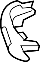 View 5312306190 Grille Molding (Lower) Full-Sized Product Image