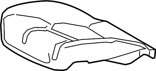 View 7151106830 Seat Cushion Foam (Front) Full-Sized Product Image