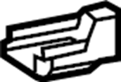 View 7212706100 Cover, Seat Track Brake.  Full-Sized Product Image