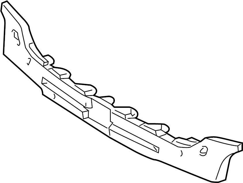 View 52611AE010 Bumper Impact Absorber (Front, Upper) Full-Sized Product Image
