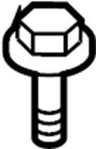 View 90159A0006 Screw. Bolt. Cover. Bumper. (Upper, Lower) Full-Sized Product Image