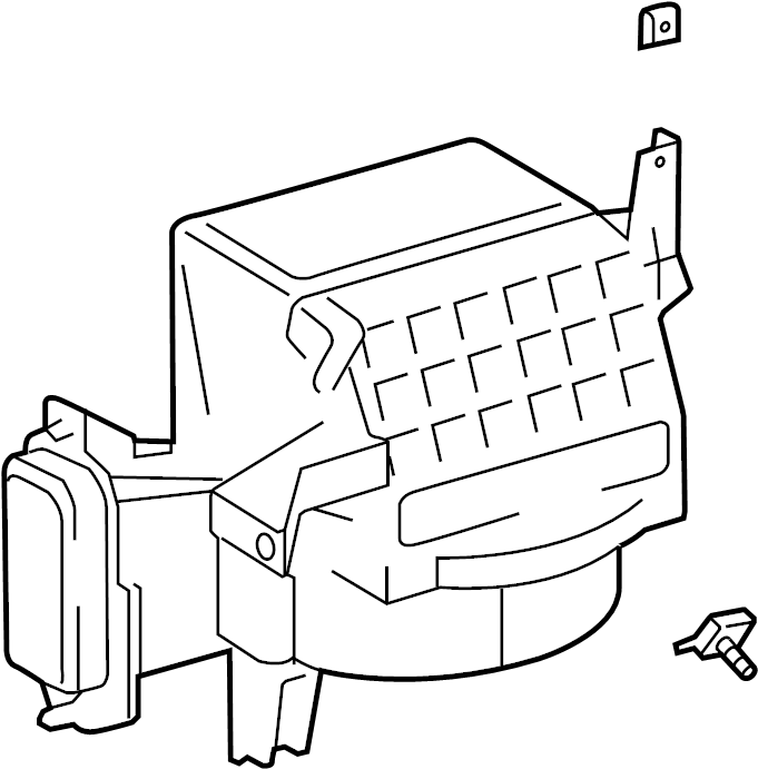 View 8713008070 HVAC Blower Case Assembly Full-Sized Product Image