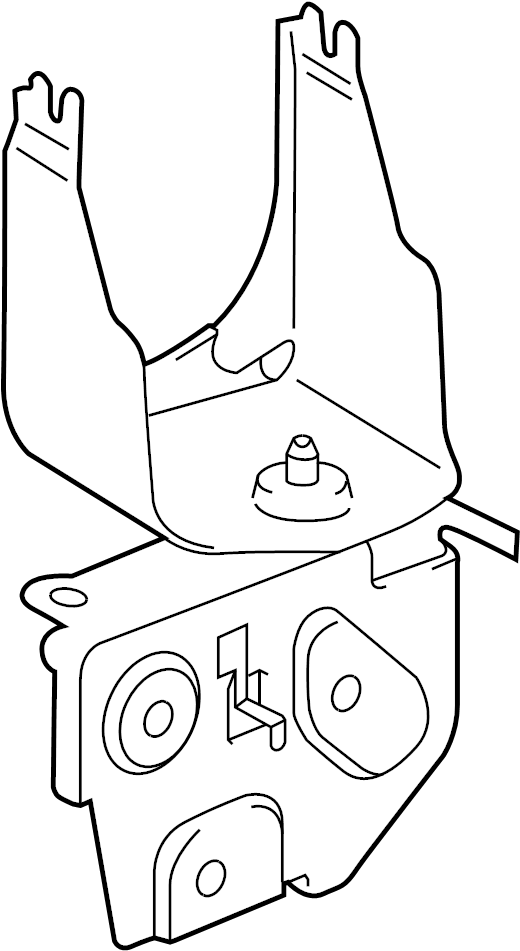 View 4459008022 ABS Modulator Bracket Full-Sized Product Image