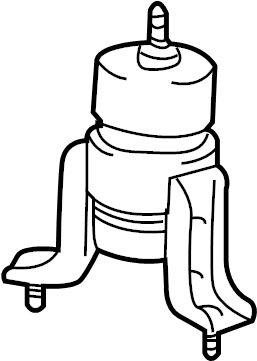 View 123610A130 Engine Mount (Front) Full-Sized Product Image