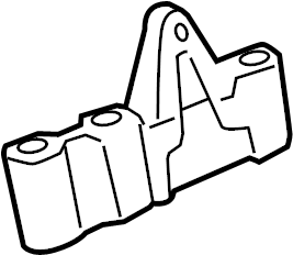 View 123130P050 Engine Mount Bracket Full-Sized Product Image