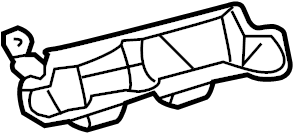 View 55845AE010 Instrument Panel Air Duct (Upper) Full-Sized Product Image