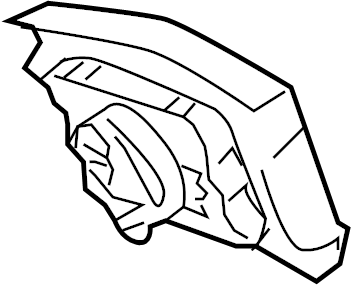 View 4513008060B0 Steering Wheel Air Bag Full-Sized Product Image