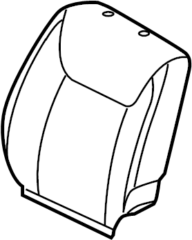 View 7107308061E2 Seat Back Cushion Cover (Front) Full-Sized Product Image