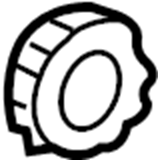 View 7259220040C0 Knob.  Full-Sized Product Image