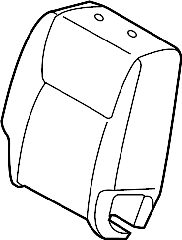 View 7901408020B0 Seat Back Cushion Cover Full-Sized Product Image