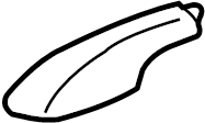 View 63491AE010 Roof Rack Cover (Front, Upper) Full-Sized Product Image