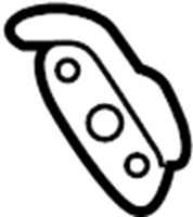 View 6895608030 Liftgate Latch Control Rod Bracket Full-Sized Product Image