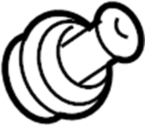 View 85143AE010 Back Glass Wiper Arm Grommet (Rear) Full-Sized Product Image