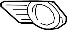 View 5204008010 Fog Light Trim (Front, Lower) Full-Sized Product Image