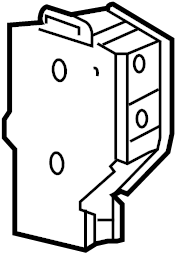 View 5720808010 Bumper Impact Bar Spacer (Front) Full-Sized Product Image