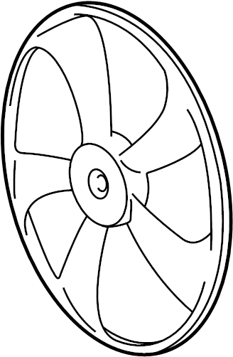 View 163610P440 Engine Cooling Fan Blade Full-Sized Product Image