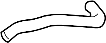 View 162610P030 Engine Coolant Hose Full-Sized Product Image