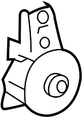 View 123800P081 Engine Mount (Rear) Full-Sized Product Image