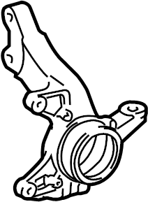View 4321108030 Steering Knuckle (Right) Full-Sized Product Image