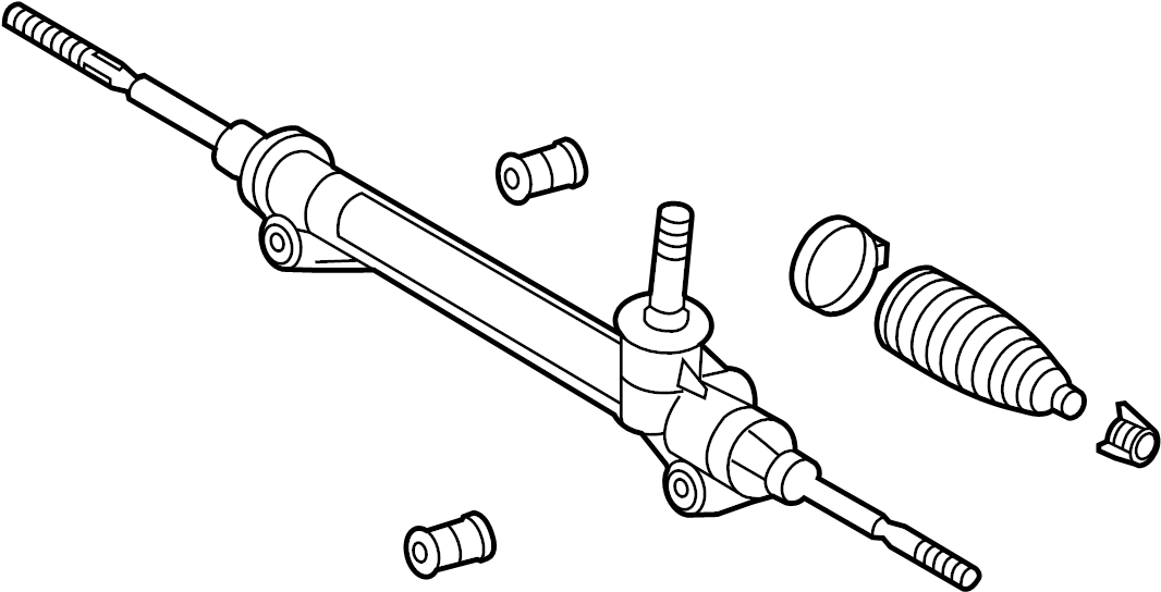 View 4551008010 Rack and Pinion Assembly Full-Sized Product Image