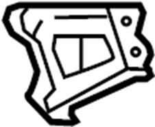 View 5577408010 Cowl Bracket Full-Sized Product Image