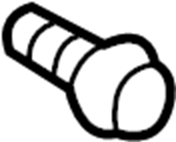 View 90105A0186 Bolt. Belt. Seat. Retractor. Mount. (Upper) Full-Sized Product Image