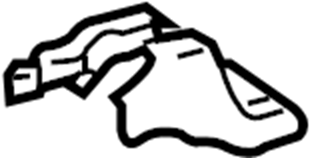 View 7113908030B0 Seat Track Cover (Front) Full-Sized Product Image