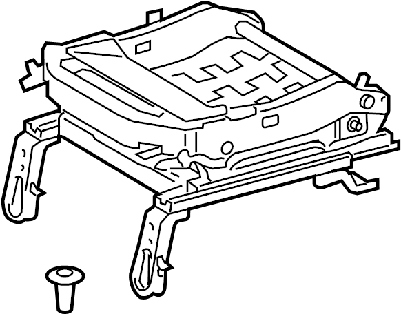 View 7161008010 Seat Track (Front) Full-Sized Product Image