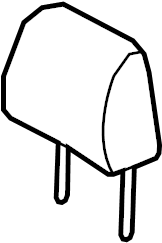 View 7191008080E0 Headrest (Front) Full-Sized Product Image