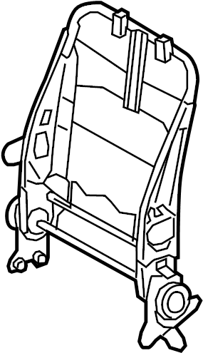 View 7101708050 Seat Back Frame (Rear) Full-Sized Product Image