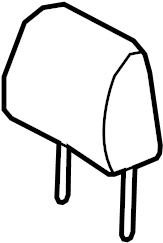 View 7194008021B0 Headrest (Rear) Full-Sized Product Image