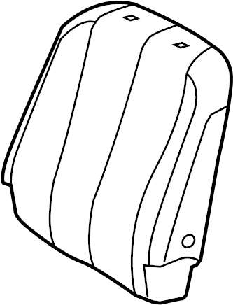 View 7107808020B1 Seat Back Cushion Cover (Rear) Full-Sized Product Image