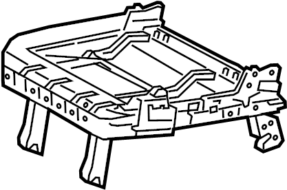 View 7920108031 Seat Frame Full-Sized Product Image