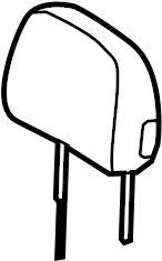 View 7194008111E2 Headrest (Rear) Full-Sized Product Image