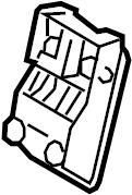 View 7290908011B0 Folding Seat Latch Release Handle Bezel Full-Sized Product Image