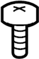 View 9008014039 Roof Luggage Carrier Side Rail Screw Full-Sized Product Image